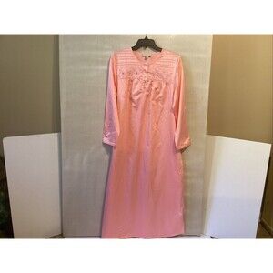 appleseeds nightgown women’s M peach embroidery
